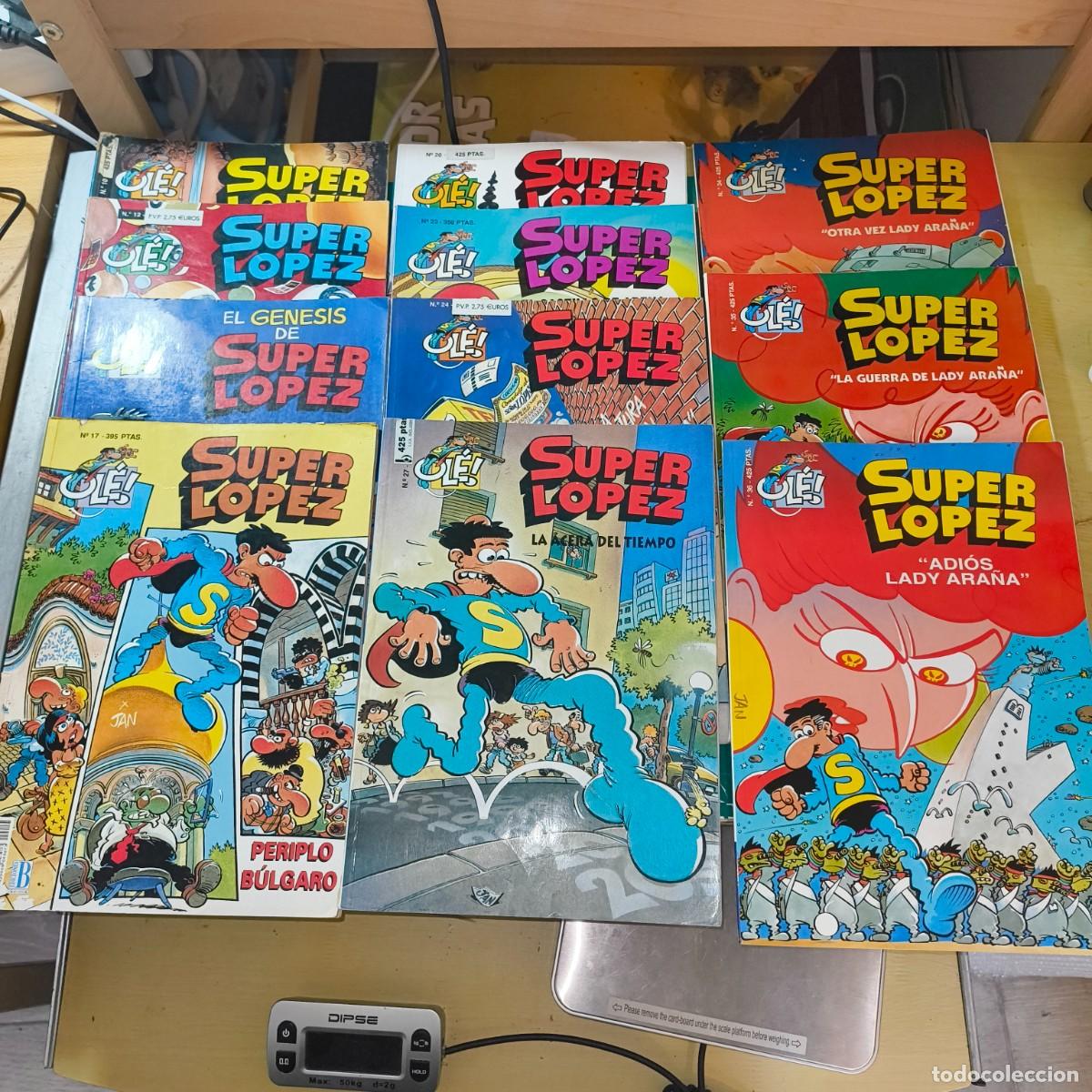 C&oacute;mics: Lote de 11 c&oacute;mics Ol&eacute; Superl&oacute;pez