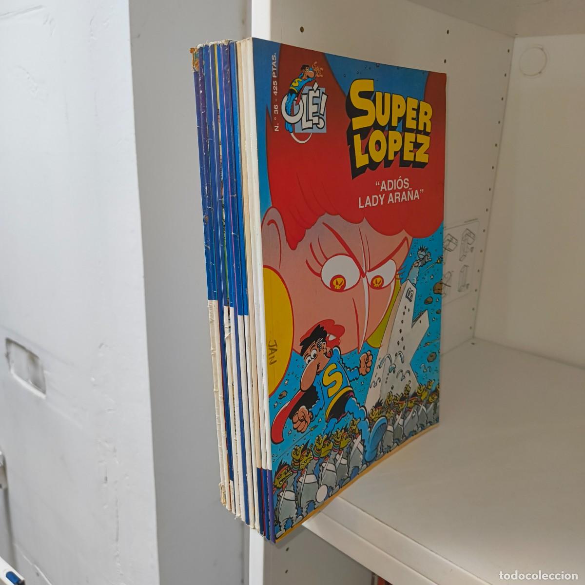 C&oacute;mics: Lote de 11 c&oacute;mics Ol&eacute; Superl&oacute;pez - Foto 2