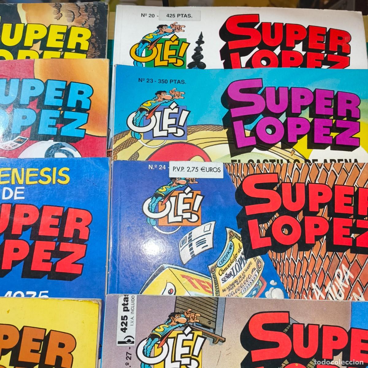 C&oacute;mics: Lote de 11 c&oacute;mics Ol&eacute; Superl&oacute;pez - Foto 5