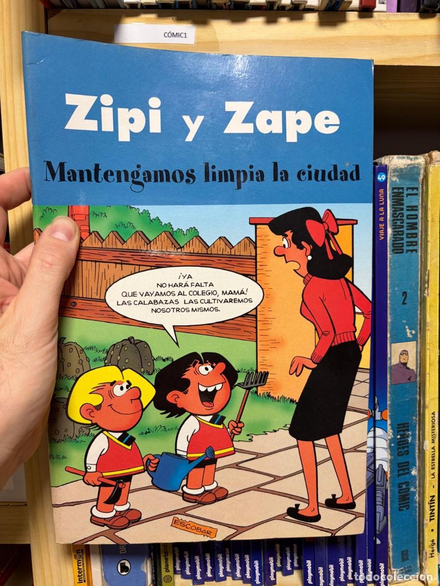 Fumetti: C&Oacute;MIC1 - Zipi y Zape - Mantengamos limpia la ciudad - Escobar
