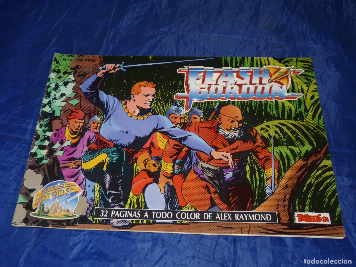 C&oacute;mics: FLASH GORDON, #8 EDICI&Oacute;N HIST&Oacute;RICA. EDICIONES B, OREFSLL - Foto 1