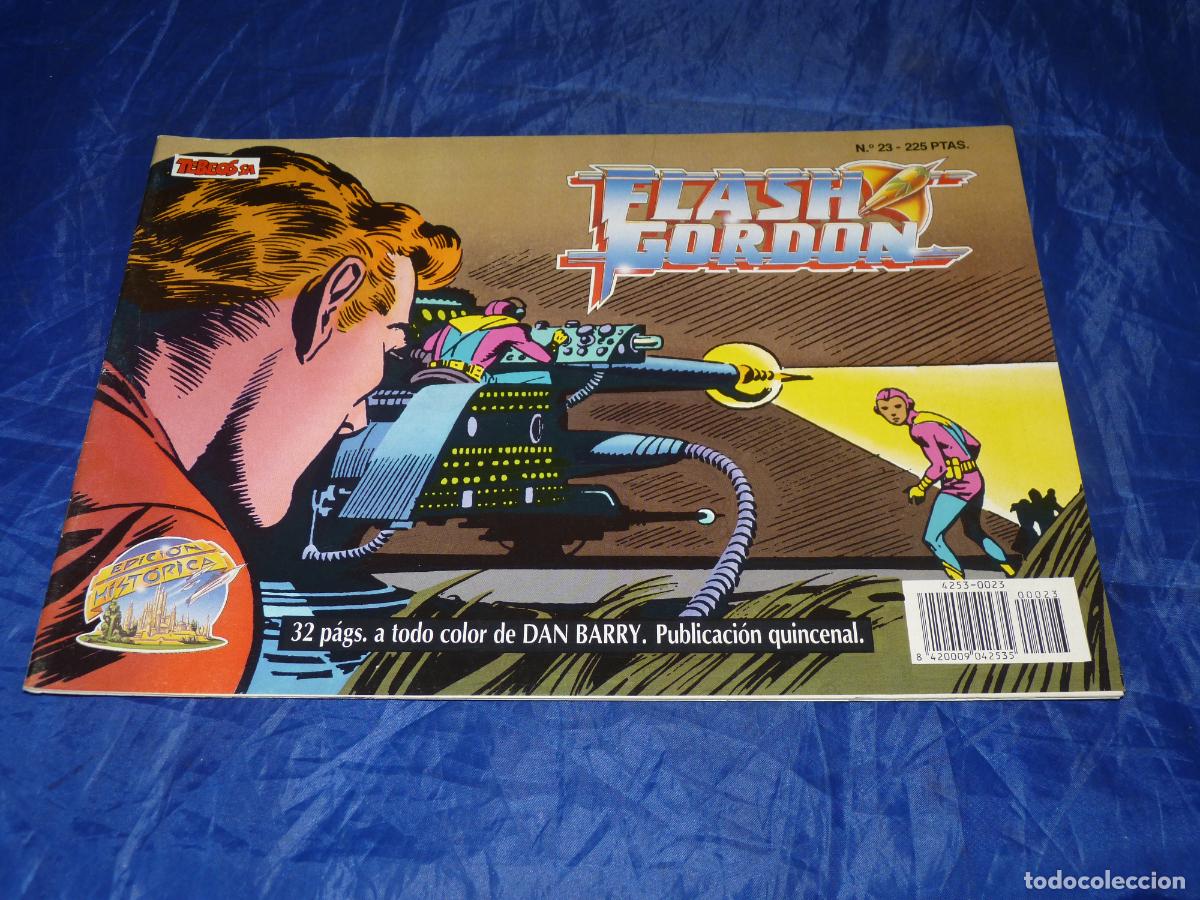 C&oacute;mics: FLASH GORDON, #23 EDICI&Oacute;N HIST&Oacute;RICA. EDICIONES B, OREFSLL - Foto 1