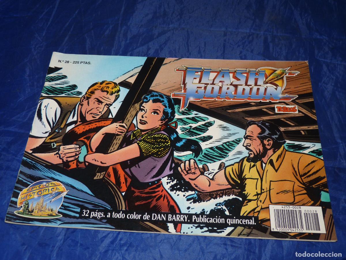 C&oacute;mics: FLASH GORDON, #28 EDICI&Oacute;N HIST&Oacute;RICA. EDICIONES B, OREFSLL - Foto 1