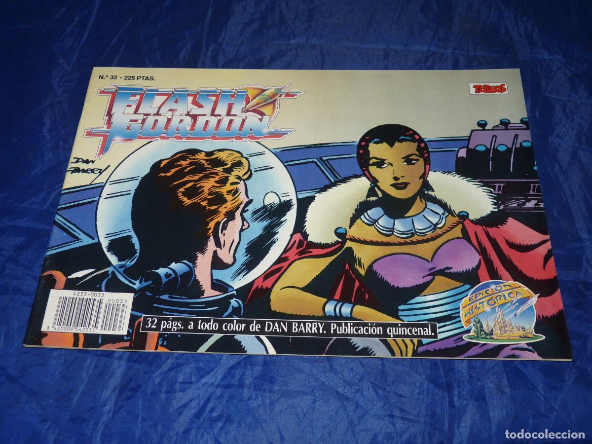 C&oacute;mics: FLASH GORDON, #33 EDICI&Oacute;N HIST&Oacute;RICA. EDICIONES B, OREFSLL - Foto 1