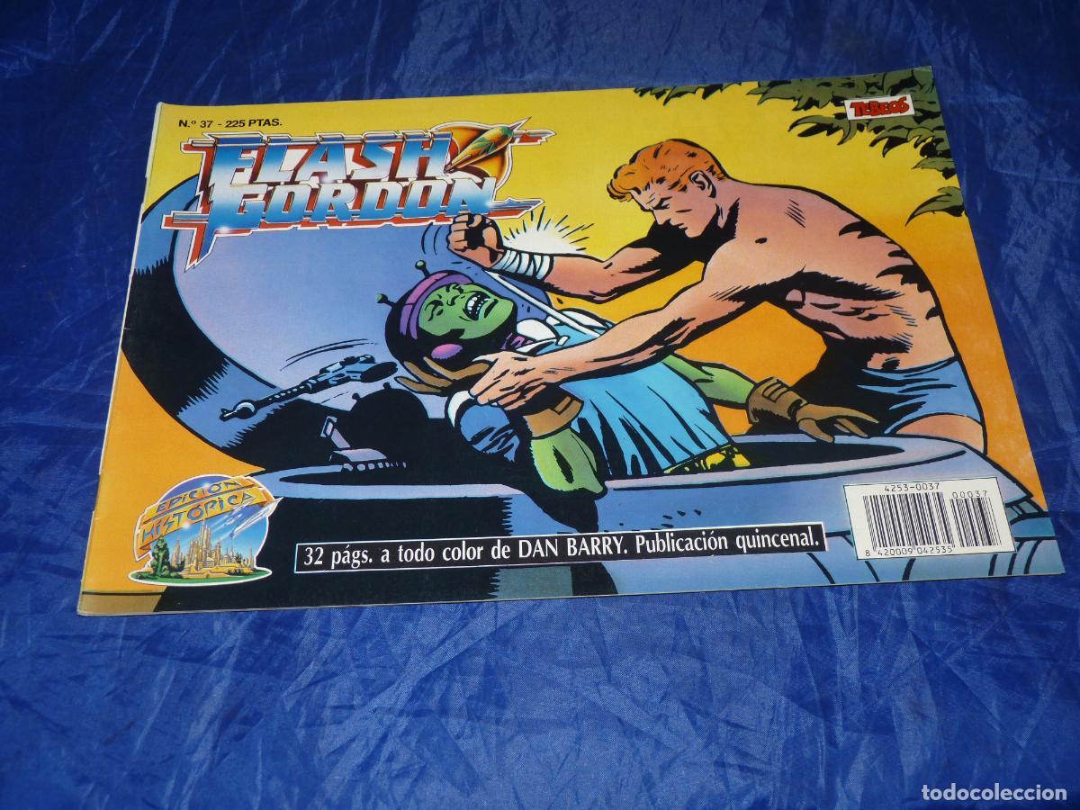 C&oacute;mics: FLASH GORDON, #37 EDICI&Oacute;N HIST&Oacute;RICA. EDICIONES B, OREFSLL - Foto 1