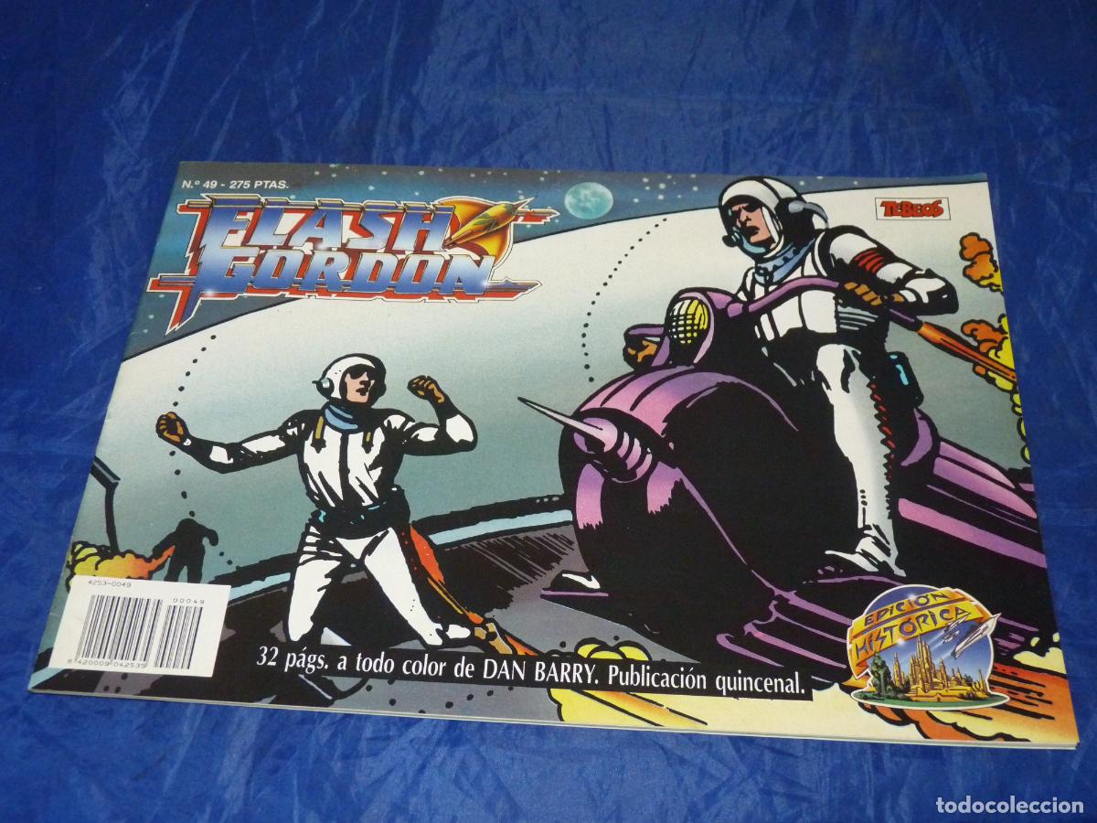 C&oacute;mics: FLASH GORDON, #49 EDICI&Oacute;N HIST&Oacute;RICA. EDICIONES B, OREFSLL - Foto 1