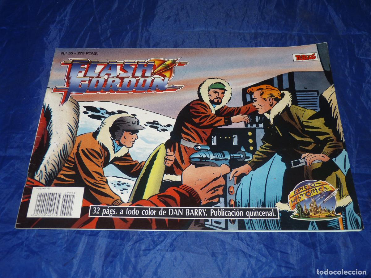 C&oacute;mics: FLASH GORDON, #55 EDICI&Oacute;N HIST&Oacute;RICA. EDICIONES B, OREFSLL - Foto 1