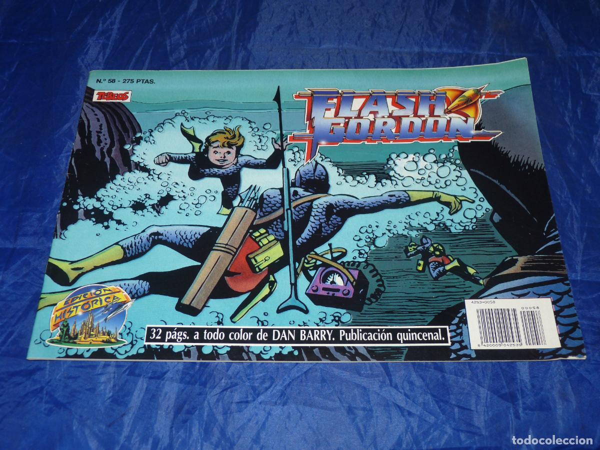 C&oacute;mics: FLASH GORDON, #58 EDICI&Oacute;N HIST&Oacute;RICA. EDICIONES B, OREFSLL - Foto 1