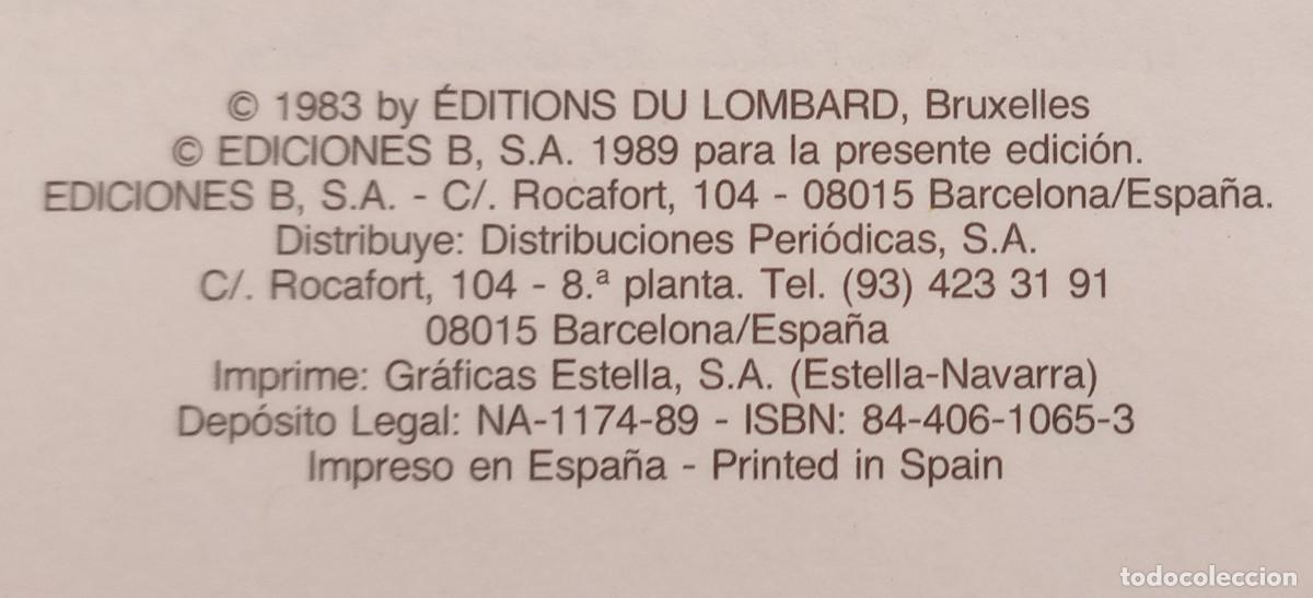 C&oacute;mics: HANS, LA &Uacute;LTIMA ISLA - ROSINSKI/A.P. DUCHATEAU - EDICIONES B, 1989 - Foto 5