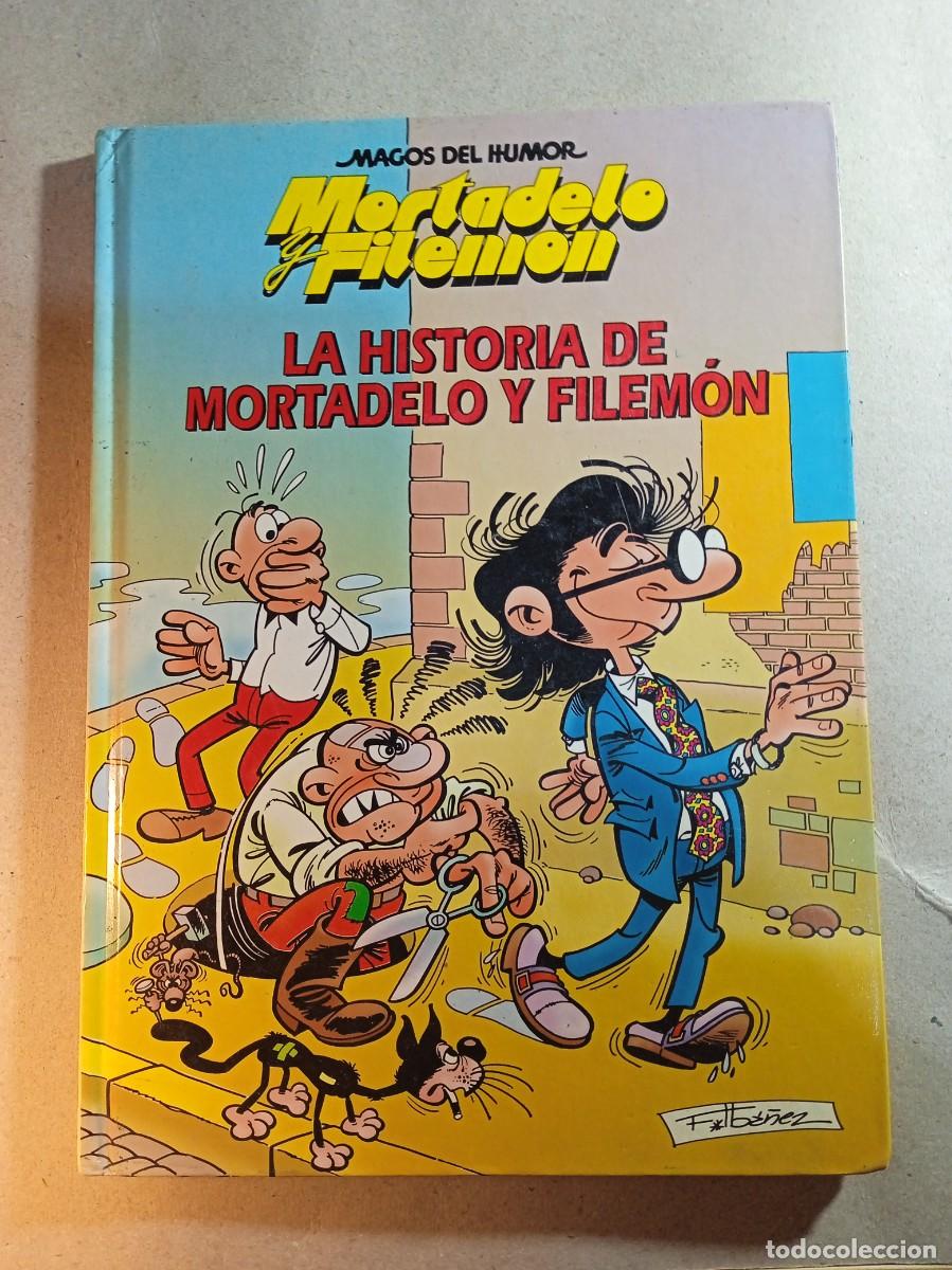 Comics : MAGOS DEL HUMOR MORTADELO Y FILEMON EN LA HISTORIA DE MORTADELO Y FILEMON TAPA DURA