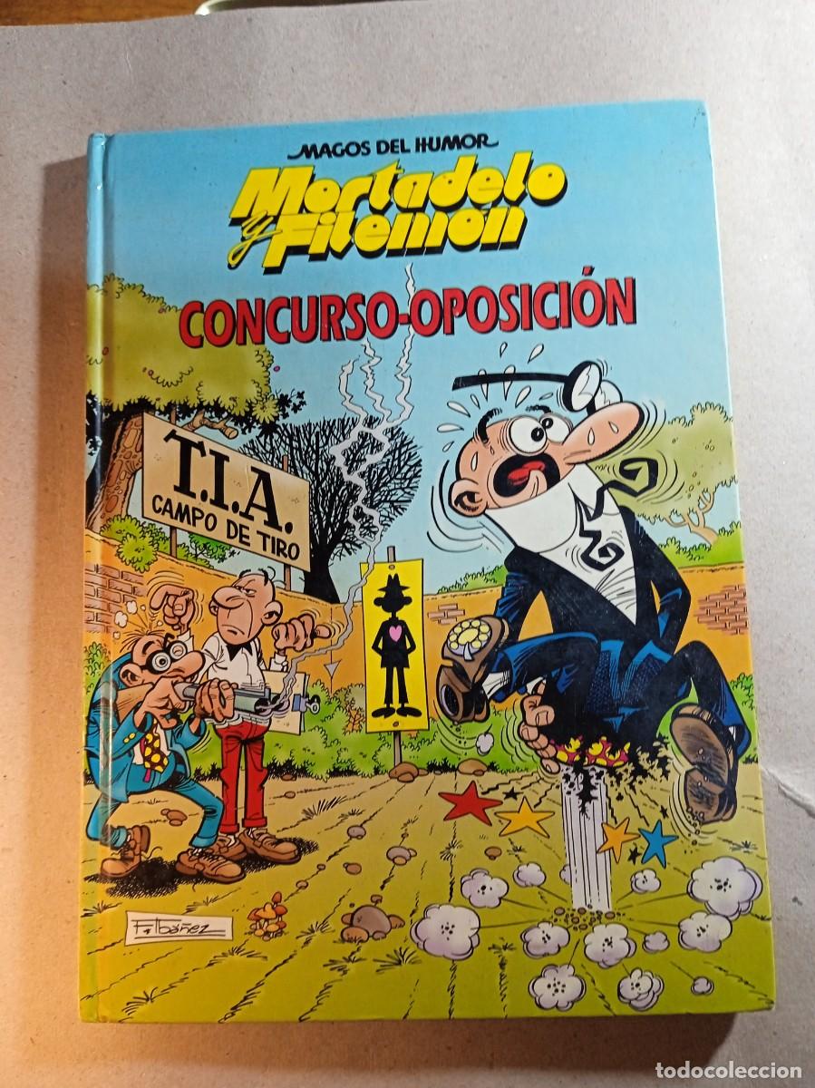 C&oacute;mics: MAGOS DEL HUMOR MORTADELO Y FILEMON EN CONCURSO-OPOSICION TAPA DURA