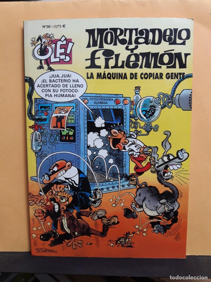 C&oacute;mics: MORTADELO Y FILEM&Oacute;N. OL&Eacute; N&ordm; 36. LA M&Aacute;QUINA DE COPIAR GENTE. EDICIONES B - Foto 1