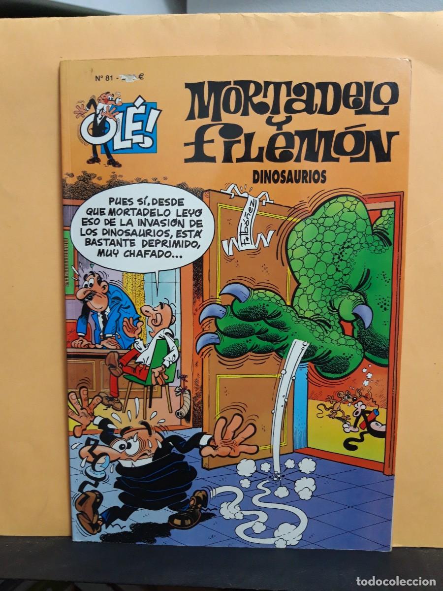 C&oacute;mics: MORTADELO Y FILEM&Oacute;N. OL&Eacute; N&ordm; 81. DINOSAURIOS. EDICIONES B