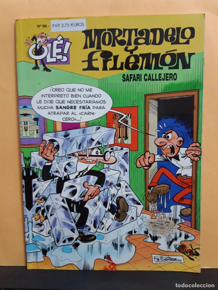 C&oacute;mics: MORTADELO Y FILEM&Oacute;N. OL&Eacute; N&ordm; 98. SAFARI CALLEJERO. EDICIONES B