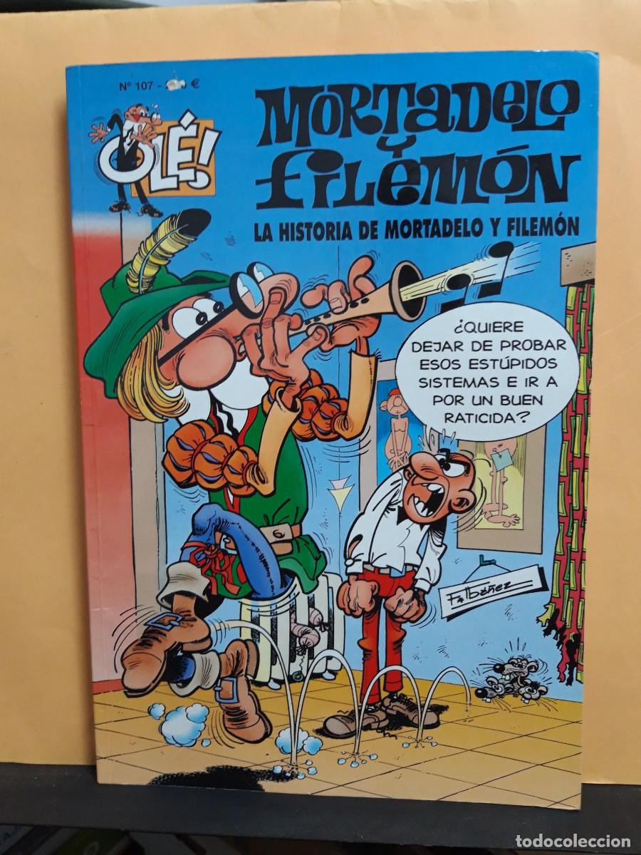 C&oacute;mics: MORTADELO Y FILEM&Oacute;N. OL&Eacute; N&ordm; 107. LA HISTORIA DE MORTADELO Y FILEM&Oacute;N. EDICIONES B