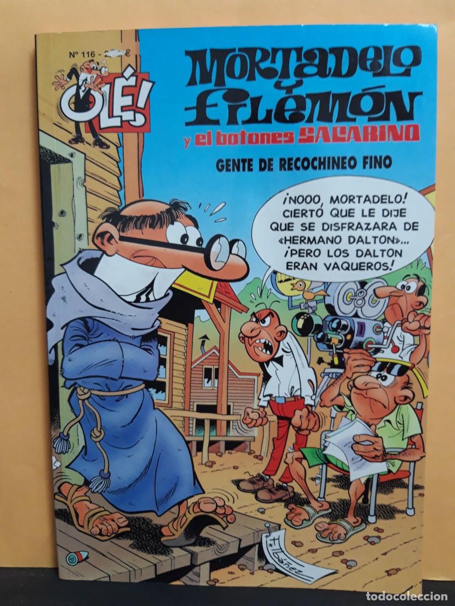 C&oacute;mics: MORTADELO Y FILEM&Oacute;N. OL&Eacute; N&ordm; 116. GENTE DE RECOCHINEO FINO. EDICIONES B