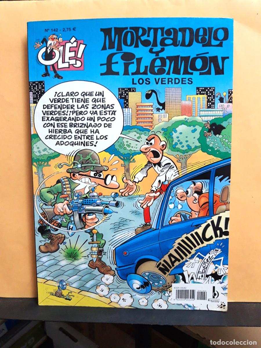 C&oacute;mics: MORTADELO Y FILEM&Oacute;N. OL&Eacute; N&ordm; 142. LOS VERDES. EDICIONES B