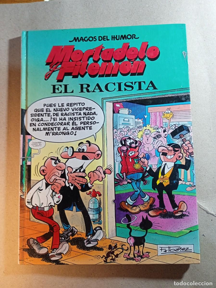 Fumetti: MAGOS DEL HUMOR MORTADELO Y FILEMON EN EL RACISTA TAPA DURA