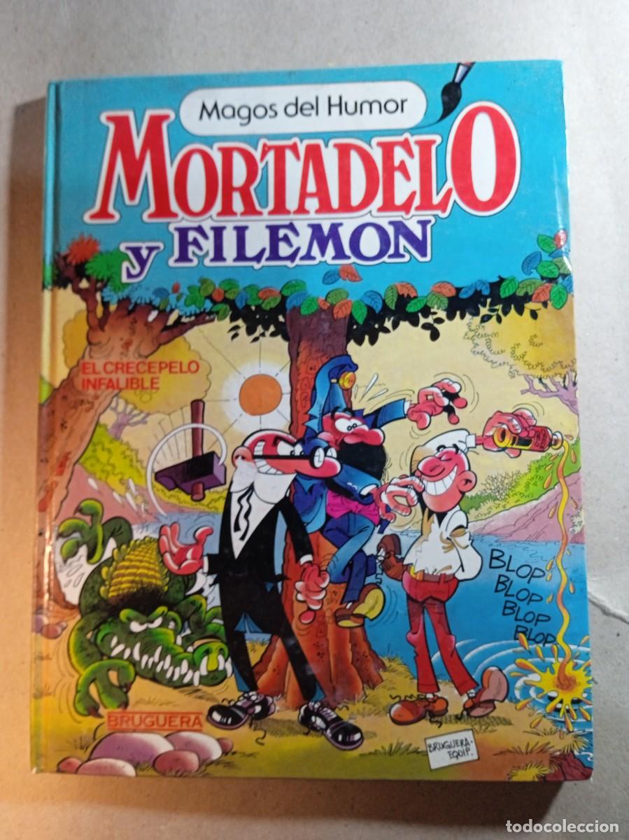 Comics: MAGOS DEL HUMOR MORTADELO Y FILEMON EN EL CRECEPELO INFALIBLE TAPA DURA