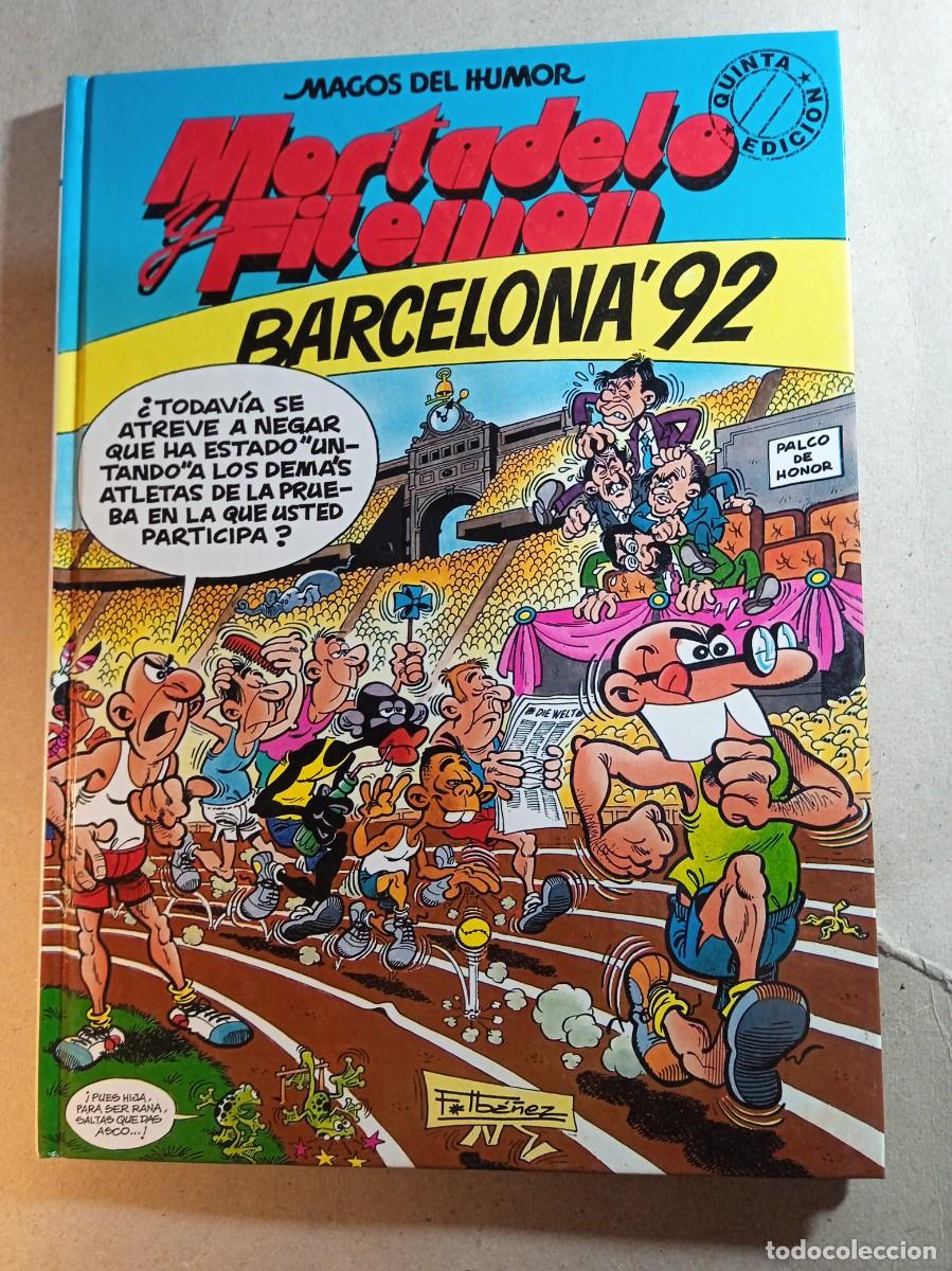 Comics: MAGOS DEL HUMOR MORTADELO Y FILEMON EN BARCELONA 92 TAPA DURA