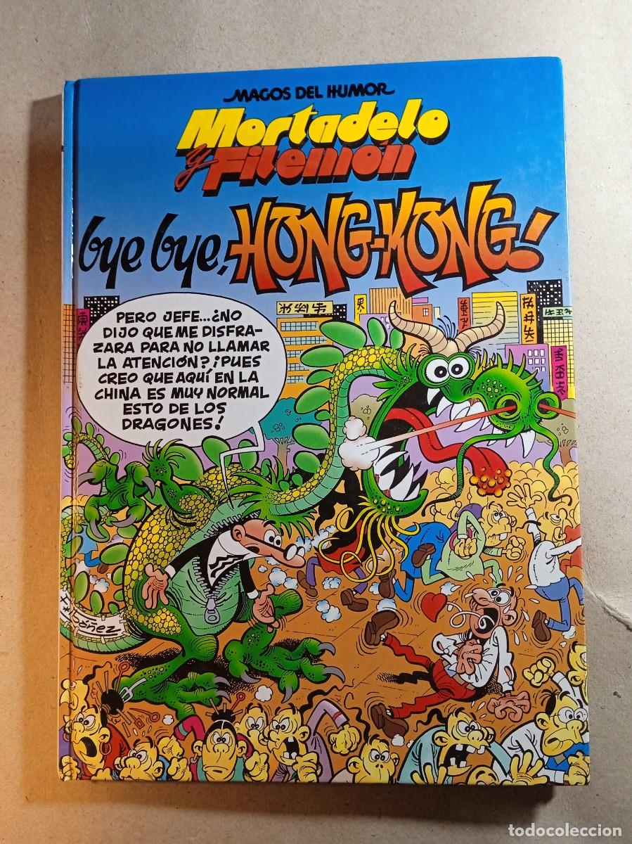 Comics: MAGOS DEL HUMOR MORTADELO Y FILEMON EN BYE BYE HONG KONG TAPA DURA