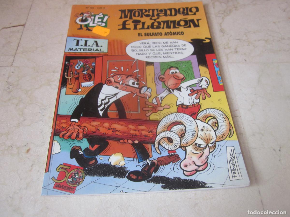 C&oacute;mics: MORTADELO Y FILEM&Oacute;N - EL SULFATO ATOMICO - COLECCI&Oacute;N OL&Eacute;! N&ordm; 100 - EDICIONES B 2009