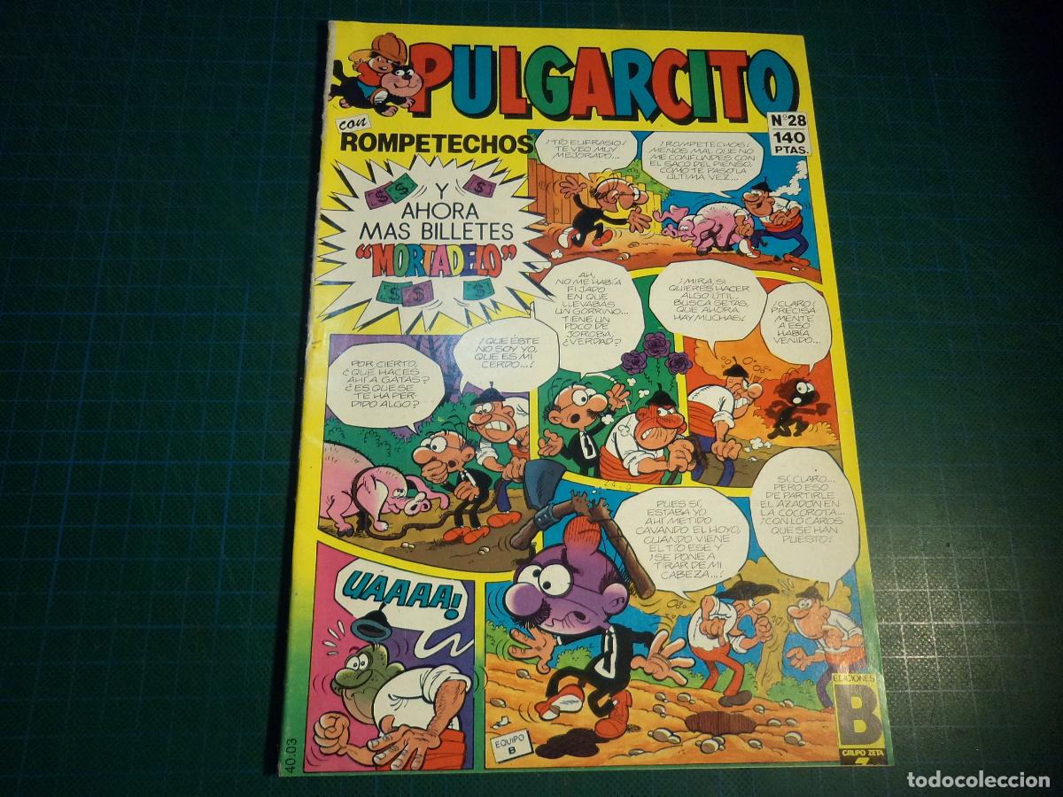 C&oacute;mics: Pulgarcito. N&ordm; 28. ediciones B. Procede de retapado. (Ref. 21-B) - Foto 1