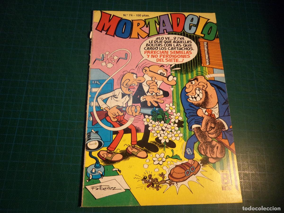 C&oacute;mics: Mortadelo. N&ordm; 74. Ediciones B. Procede de retapado. (Ref. 21-B)
