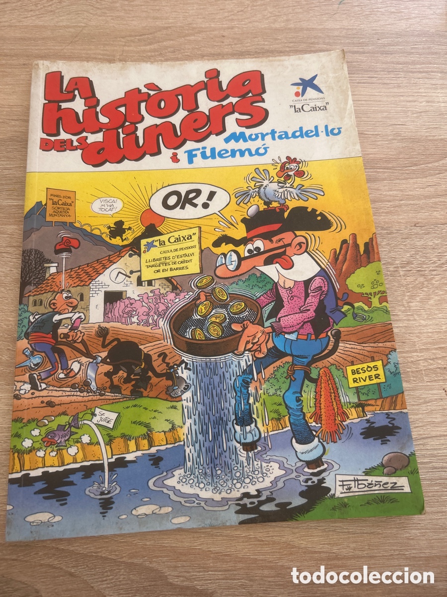 C&oacute;mics: La historia dels diners Mortadelo y Filem&oacute; de la Caixa