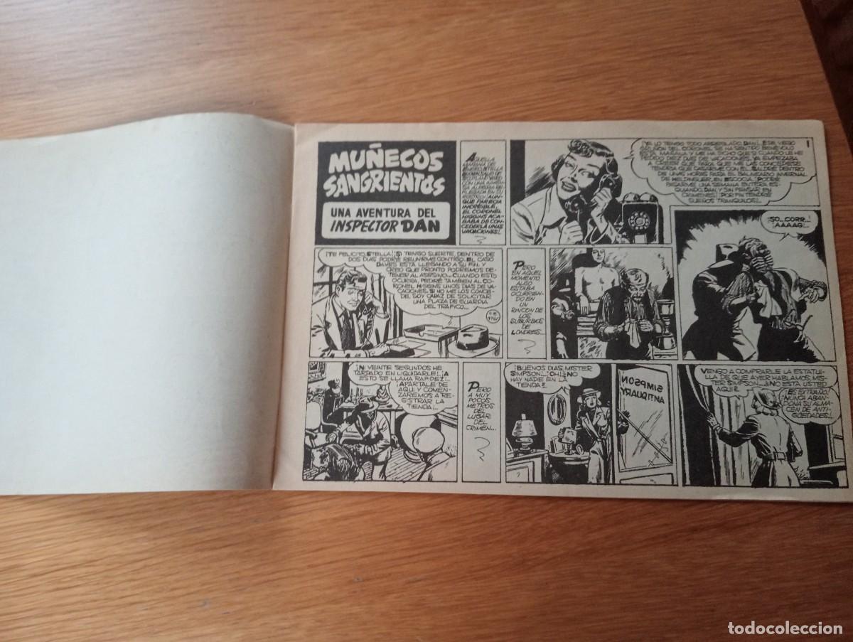 C&oacute;mics: INSPECTOR DAN N.&ordm; 1 (DE 71). MU&Ntilde;ECOS SANGRIENTOS. GRAPA. FACSIMIL. - Foto 2