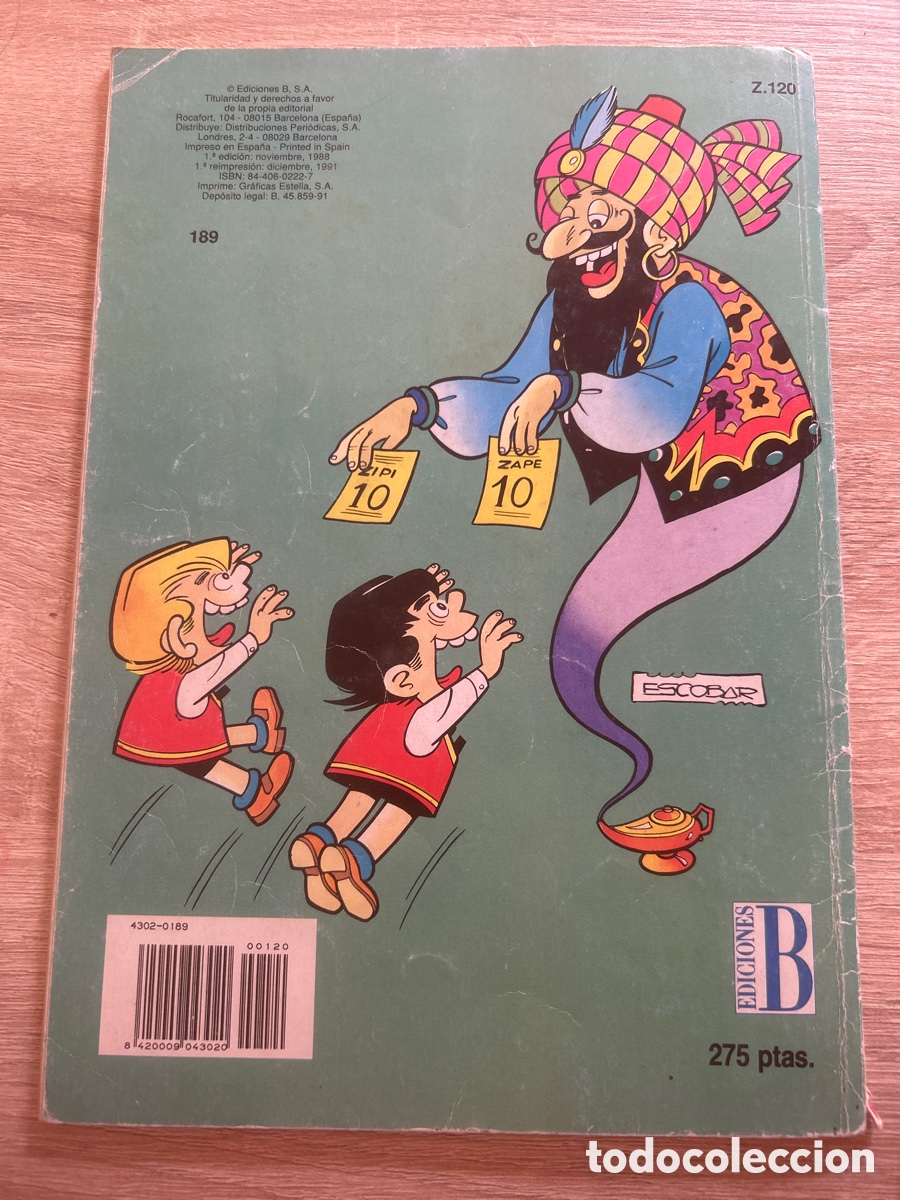 C&oacute;mics: Zipi zape y carpanta n&uacute;m z120 primera edici&oacute;n - Foto 2