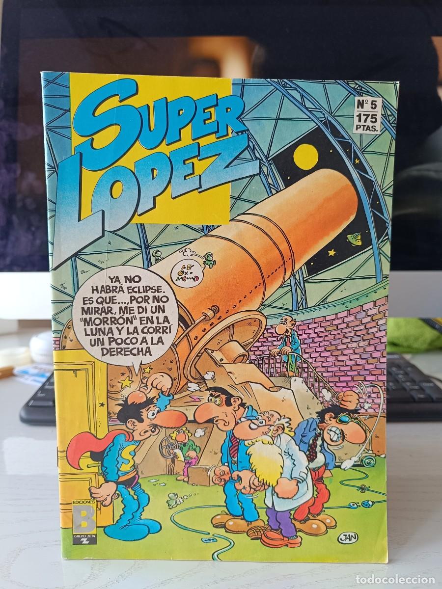 C&oacute;mics: S&Uacute;PER L&Oacute;PEZ N&ordm; 5. EDICIONES B - Foto 1