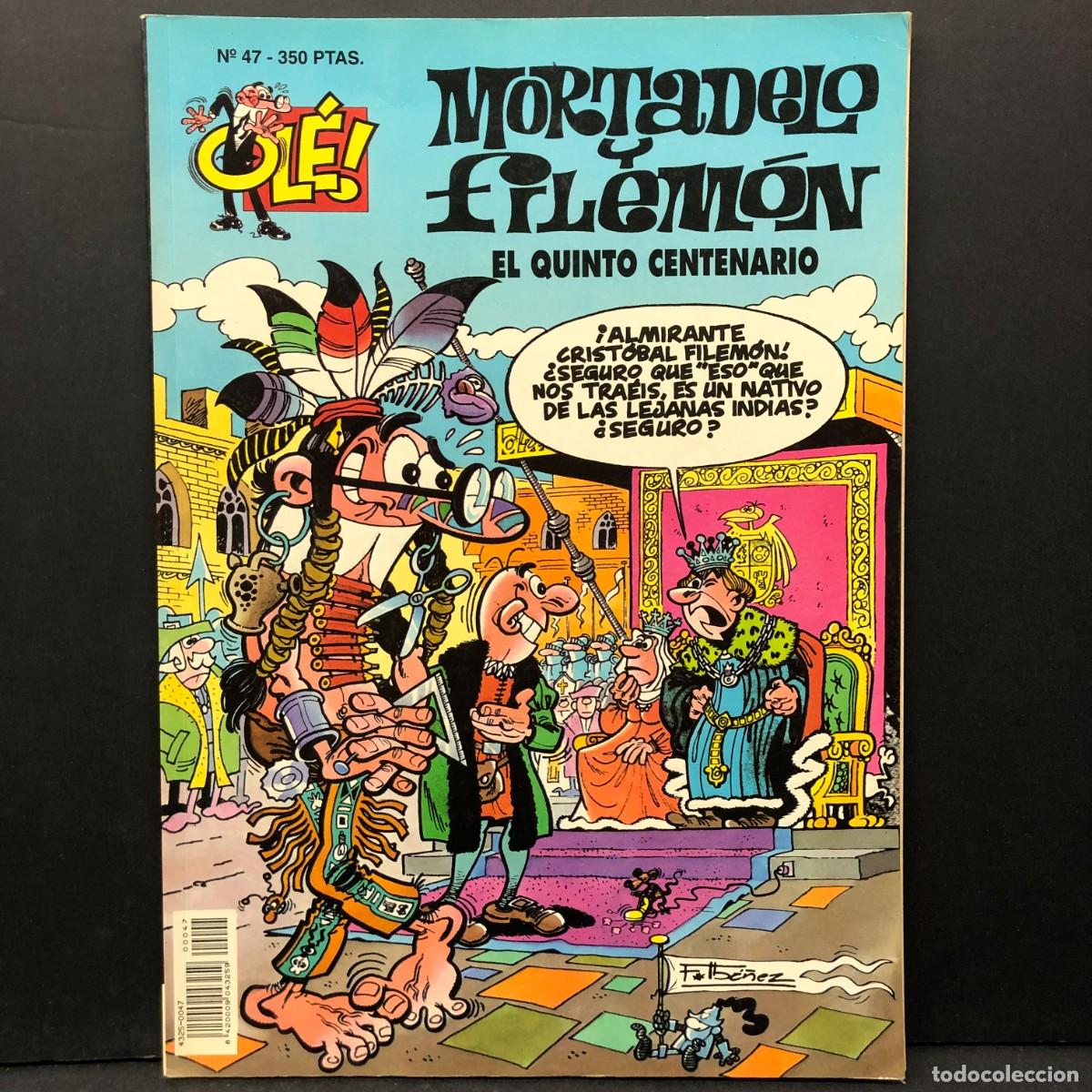 C&oacute;mics: MORTADELO Y FILEM&Oacute;N - EL QUINTO CENTENARIO - N&ordm; 47 - OL&Eacute; - F. IB&Aacute;&Ntilde;EZ / 446