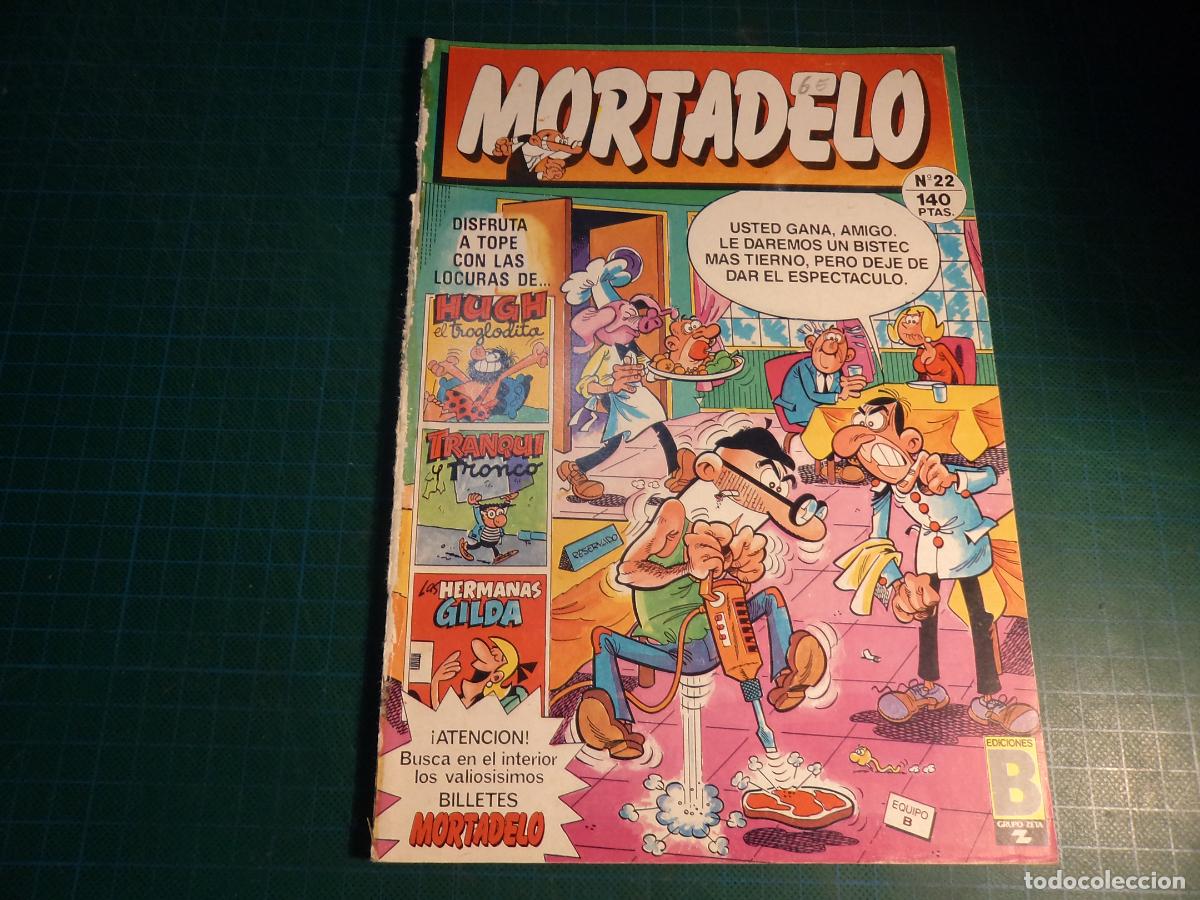 C&oacute;mics: Mortadelo. N&ordm; 22. Ediciones B. Procede de retapado. (Ref. 21-B).