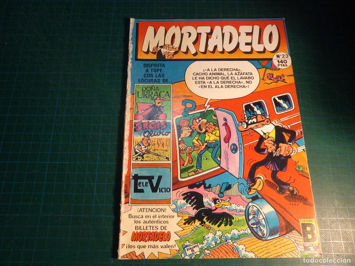 C&oacute;mics: Mortadelo. N&ordm; 23. Ediciones B. Procede de retapado. (Ref. 21-B).