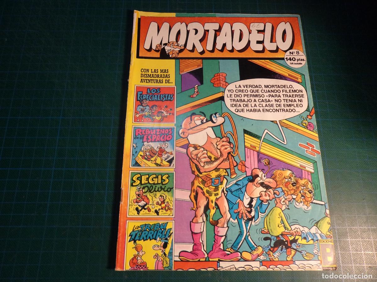 C&oacute;mics: Mortadelo. N&ordm; 8. Ediciones B. Procede de retapado. (Ref. 21-B).