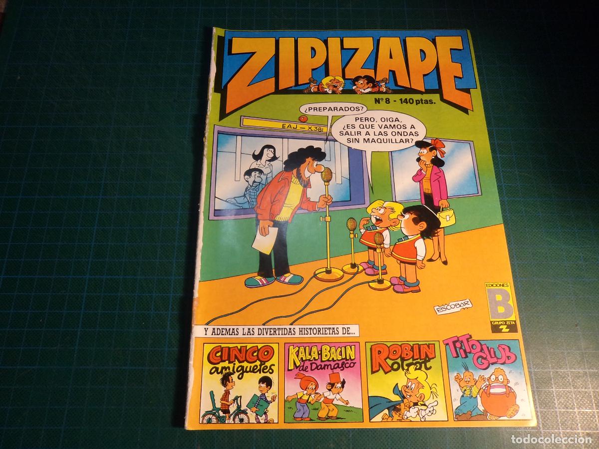 C&oacute;mics: Zipizape. N&ordm; 8. Ediciones B. Procede de retapado. (Ref. 21-B).