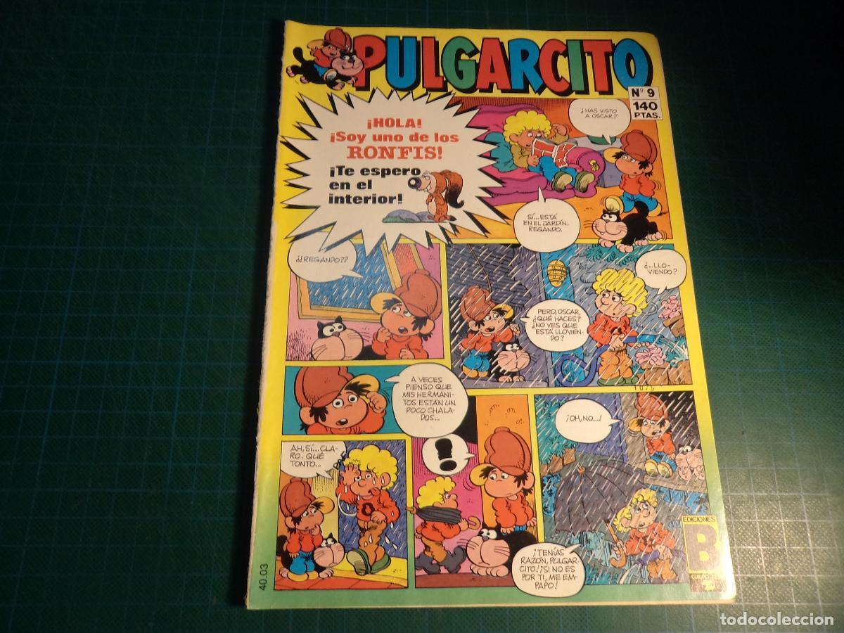 C&oacute;mics: Pulgarcito. N&ordm; 9. Ediciones B. Procede de retapado. (Ref. 21-B).