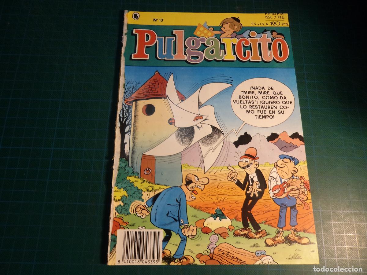 C&oacute;mics: Pulgarcito 3&ordf; epoca. N&ordm; 13. Bruguera. Procede de retapado. (Ref. 21-B).