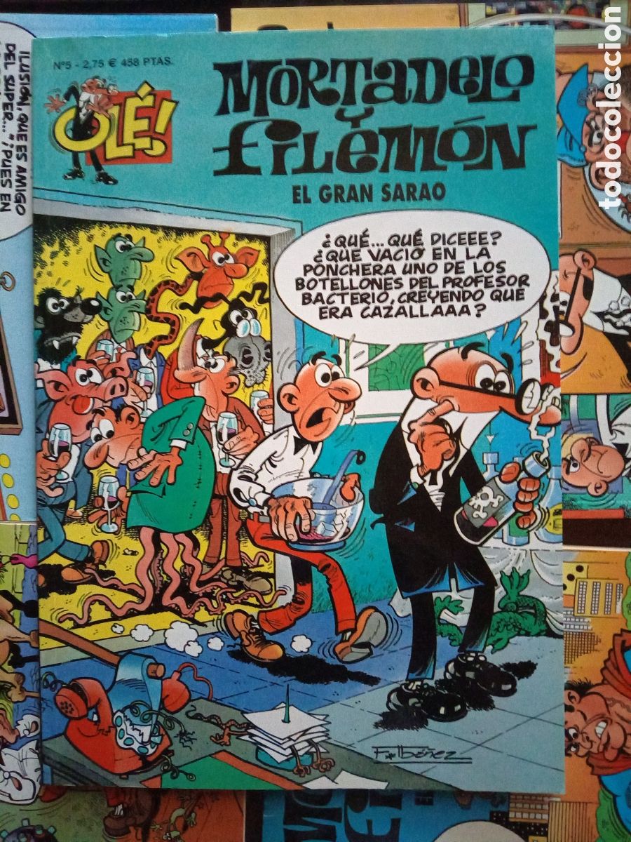 C&oacute;mics: Colecci&oacute;n Ol&eacute; Mortadelo y Filem&oacute;n 5 cj101 - Foto 1
