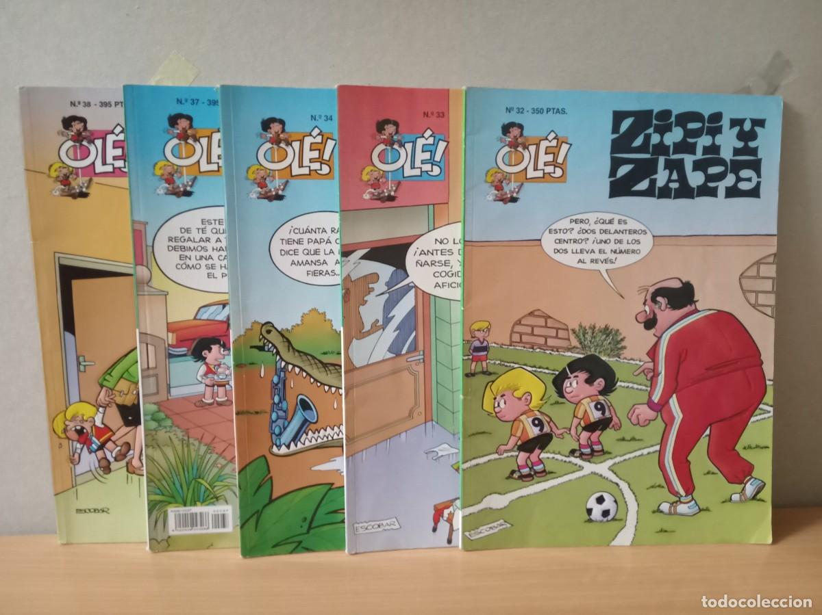 Fumetti: LOTE DE 5 TEBEOS &rdquo;ZIPI Y ZAPE&rdquo; COLECCION OLE.EDICIONES B - A&Ntilde;O 1995