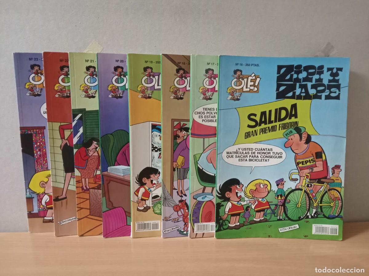 Comics: LOTE DE 8 TEBEOS &rdquo;ZIPI Y ZAPE&rdquo; COLECCION OLE.EDICIONES B - A&Ntilde;O 1994