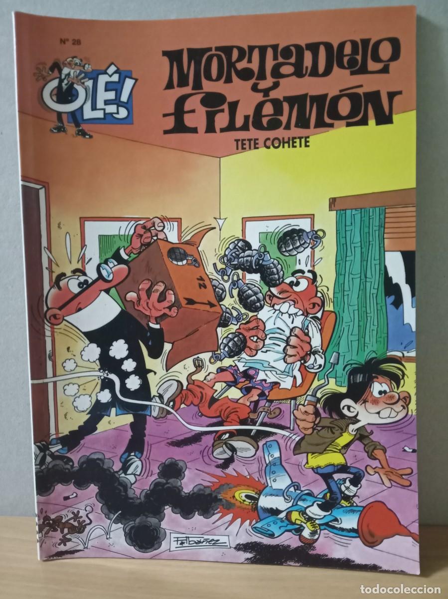 Comics: LOTE DE 5 TEBEOS &rdquo;MORTADELO Y FILEMON&rdquo; COLECCION OLE.EDICIONES B -