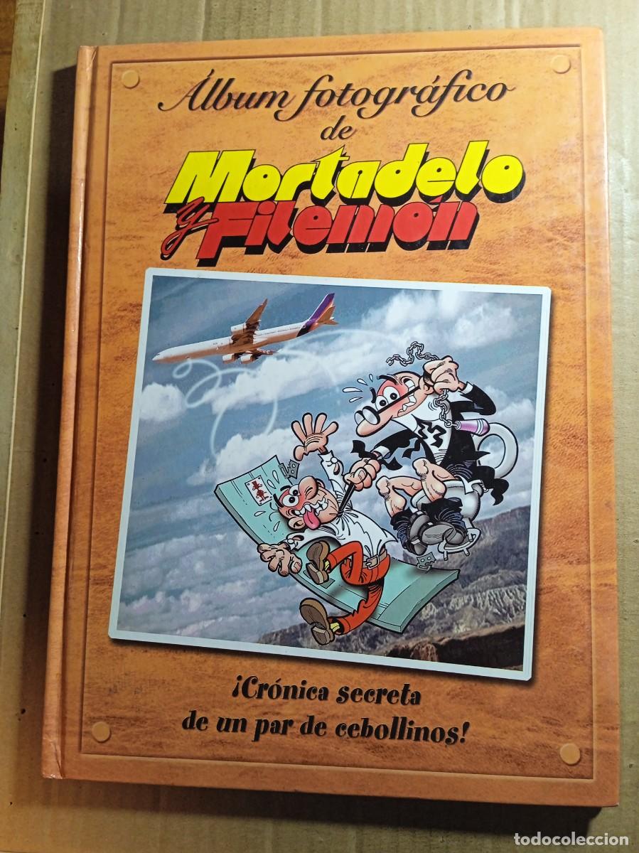 Comics : &Aacute;LBUM FOTOGR&Aacute;FICO DE MORTADELO Y FILEMON CR&Oacute;NICA SECRETA DE UN PAR DE CEBOLLINOS TAPA DURA