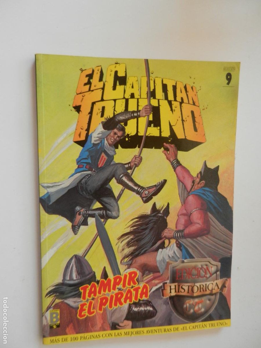 Comics: EL CAPITAN TRUENO ,TAMPIR EL PIRATA EDICION HIST&Oacute;RICA SELECCION 9 - EDC B - VICTOR MORA 1989