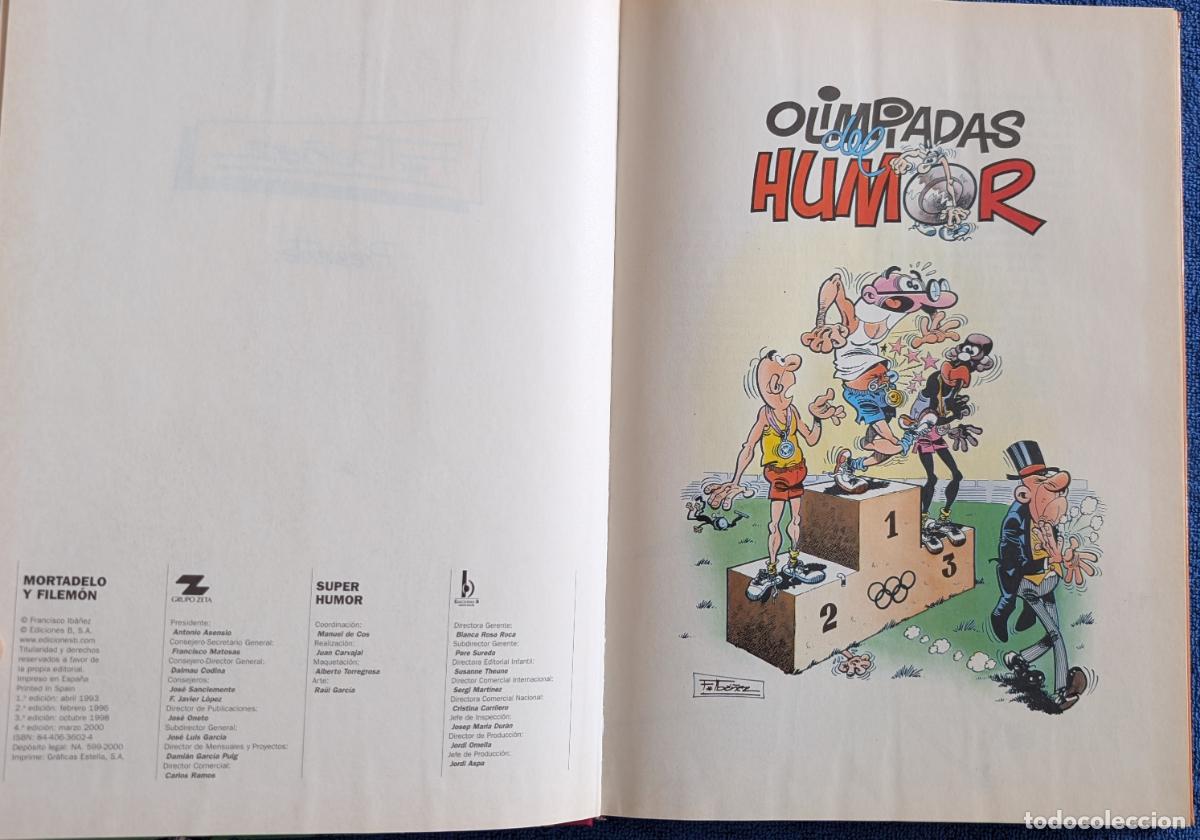 C&oacute;mics: Olimpiadas del Humor - Super Humor n&ordm; 2 - Ediciones B (2000) - Foto 2
