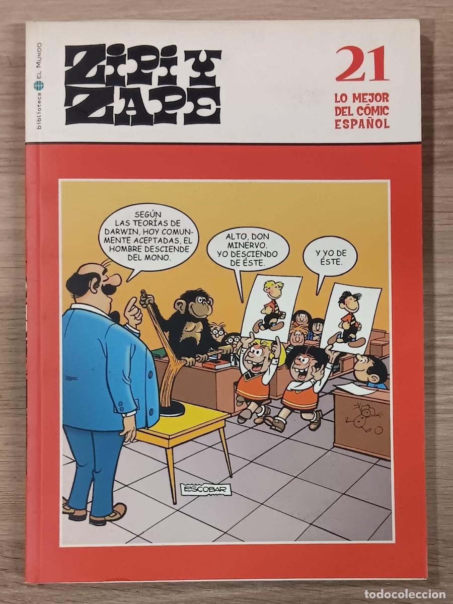 Comics: COMIC ZIPI Y ZAPE SERIE LO MEJOR DEL COMIC ESPA&Ntilde;OL TOMO NUMERO 21 BIBLIOTECA EL MUNDO 2004