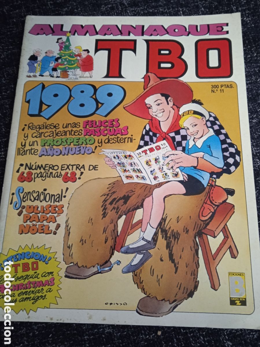 Fumetti: TBO ALMANAQUE 1989 - EDITA: EDICIONES B - CONTIENE SUPLEMENTO POSTALES