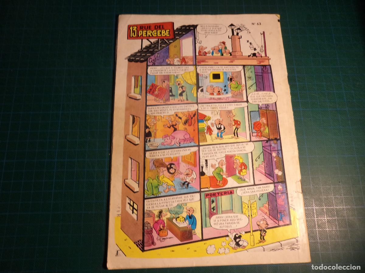 C&oacute;mics: Mortadelo. N&ordm; 63. Ediciones B. Con se&ntilde;ales de uso. - Foto 2