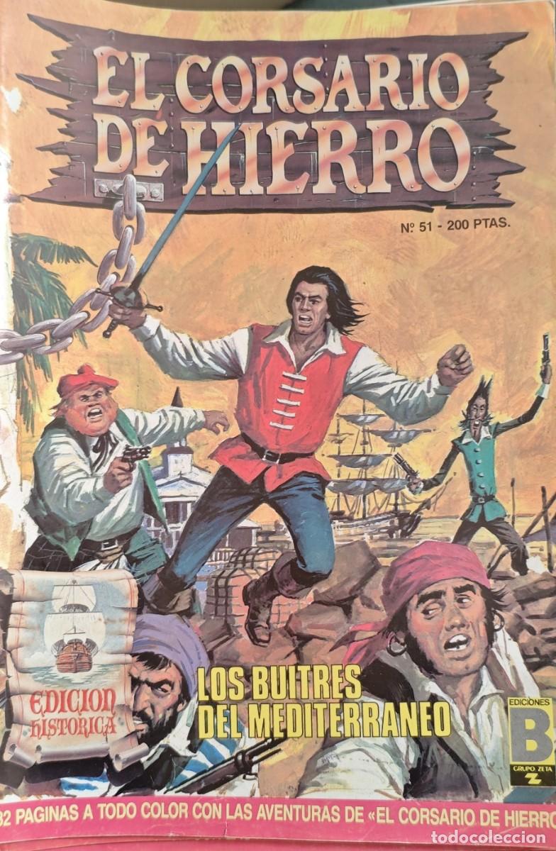 Fumetti: El Corsario de Hierro n&ordm; 51 Los buitres del Mediterr&aacute;neo Edici&oacute;n Hist&oacute;rica Ed. B